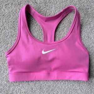 NWT Nike Swoosh Dri-Fit pink sports bra size XS